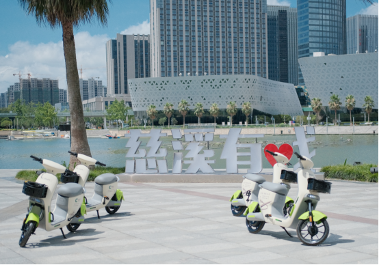 經過審批后正規投放的共享電單車